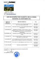 LISTE DELIBERATIONS CM 04122025