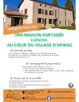 Le flyer de la maison partagée d’Apinac